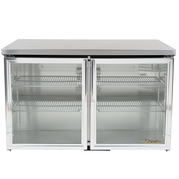 True TUC48GLPLD 48" Low Profile Undercounter Refrigerator with Glass