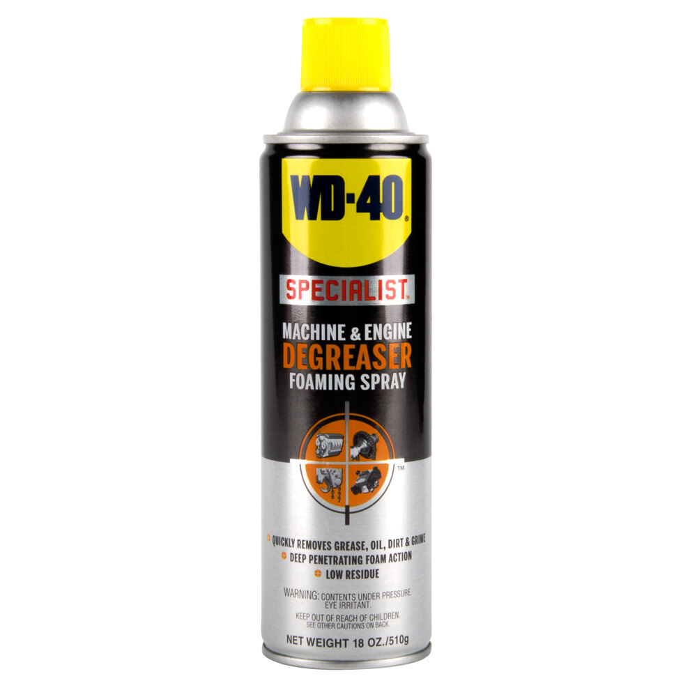 WD40 Specialist 18 oz. Machine & Engine Degreaser Foaming Spray 4 / Case