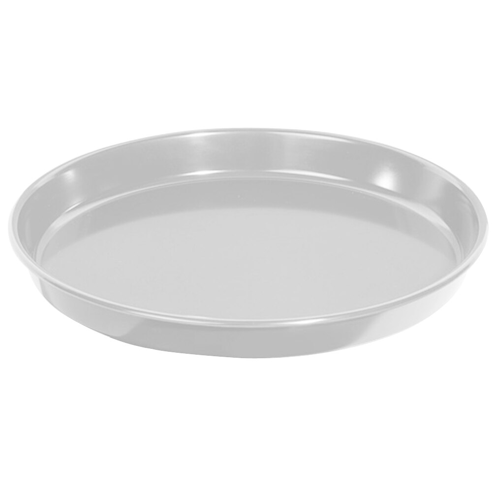 GET ST13W 13" White Melamine Round Tray 12/Case