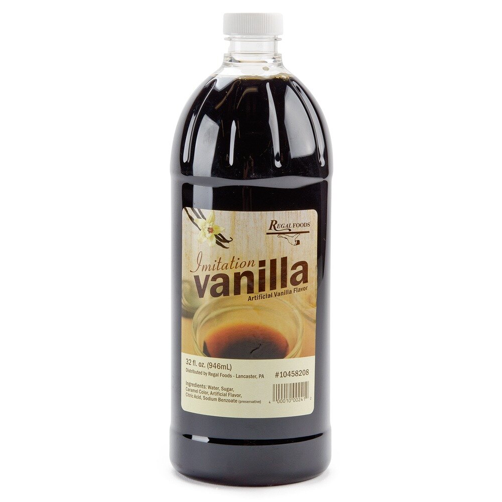 Regal Foods 1X Imitation Vanilla 32 oz. Bottle