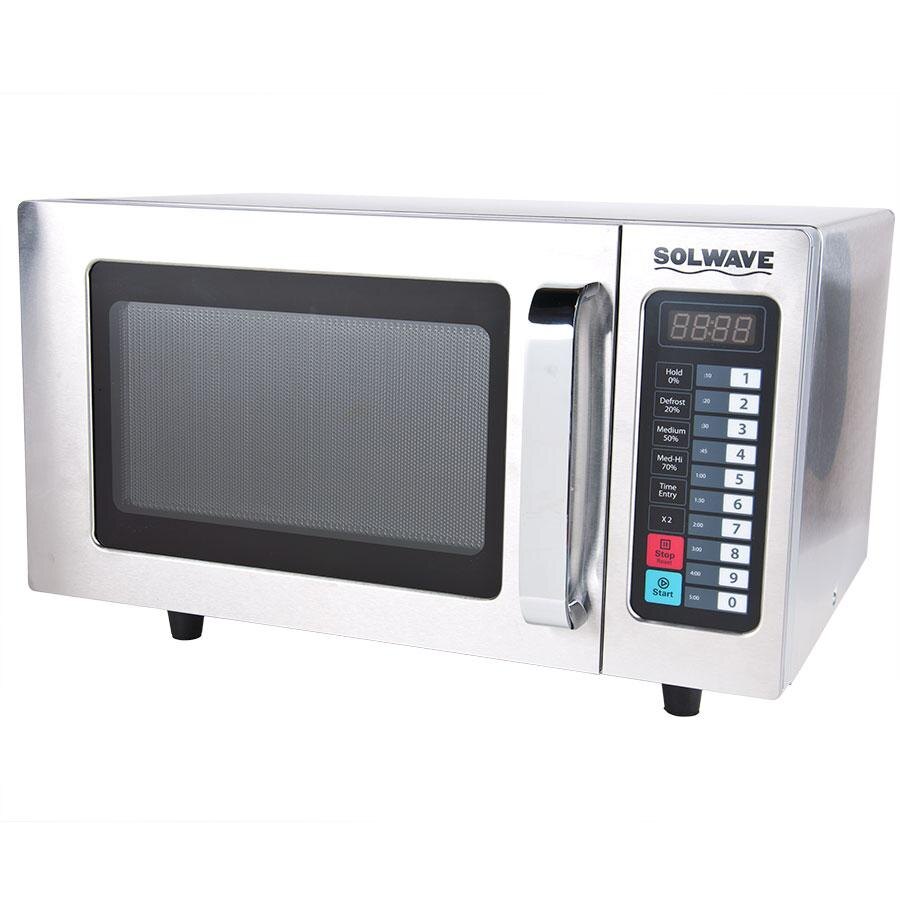 Solwave Microwave 1000 Watt with Push Button Controls MW1000T
