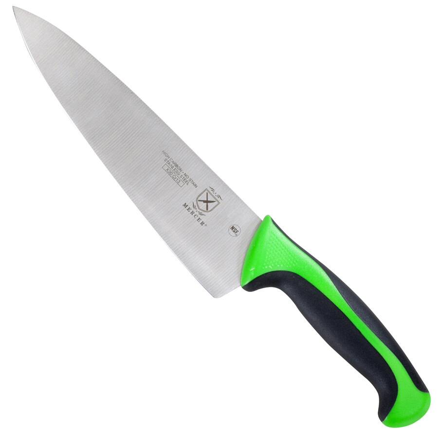 Mercer M22608GR Millennia Primary4 8" Chef's Knife with Green Handle