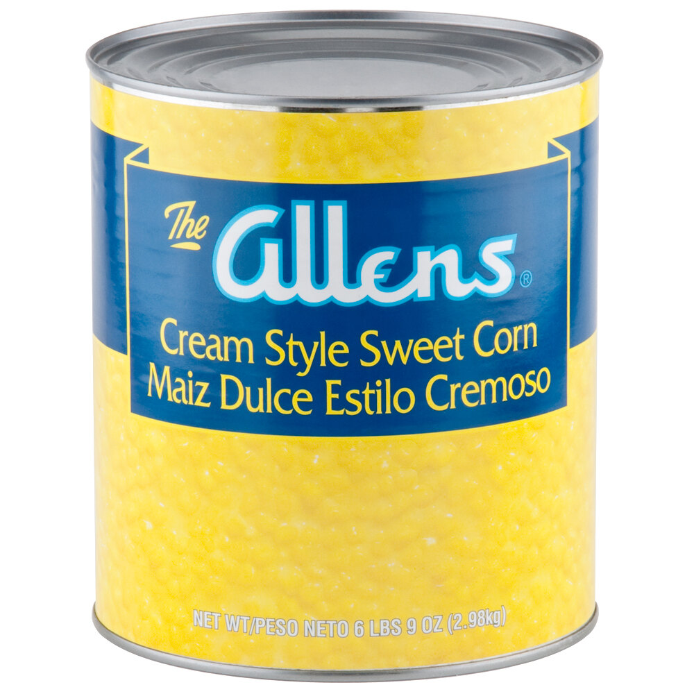Cream Style Golden Sweet Corn 10 Can 6/Case