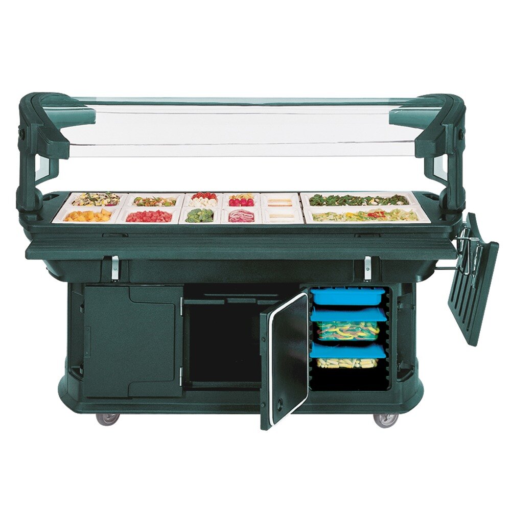 Carlisle 771159 Slate Blue 6' Maximizer Portable Food / Salad Bar