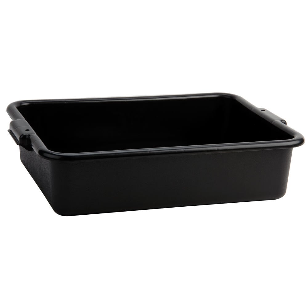 Black Plastic Utility Tub