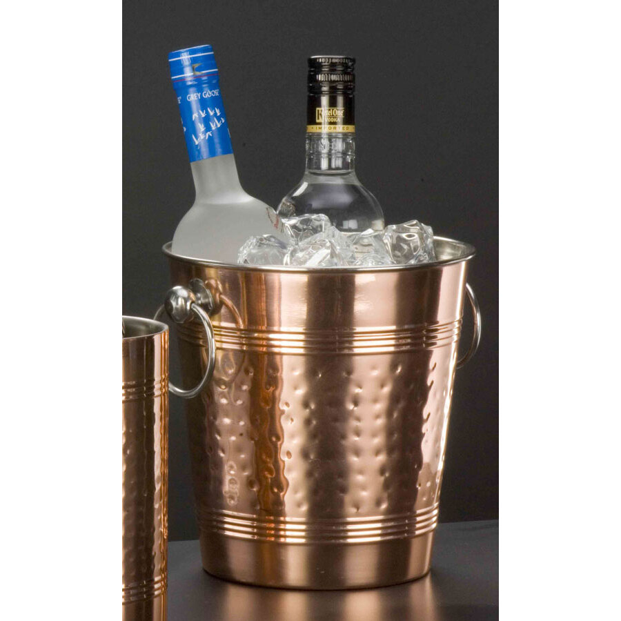 American Metalcraft WB8C Hammered Copper Wine Bucket