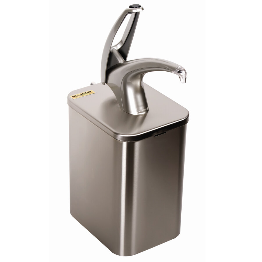 San Jamar P4900 FrontLine Universal Countertop Condiment Pump Dispenser