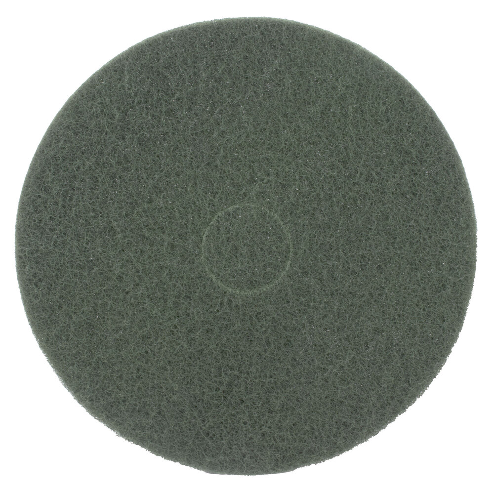 17" Green Scrubbing Floor Pad 5/Case