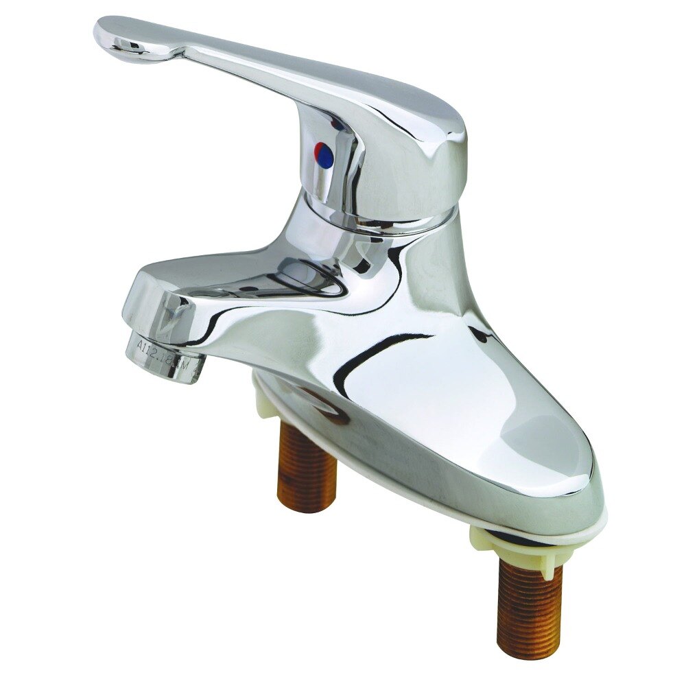 T&S B-2711-LH Centerset Single Lever Faucet with 4\" Centers, Long ...