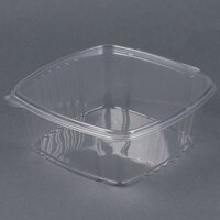 D&W Fine Pack VH64P VersaPak 64 oz. Recyclable Square Hinged Take Out Deli Container - 200/Case