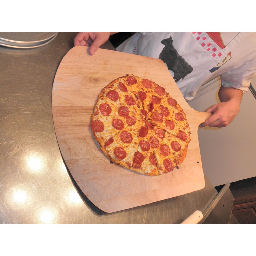20" x 21" Wooden Pizza Peel with 21" Handle