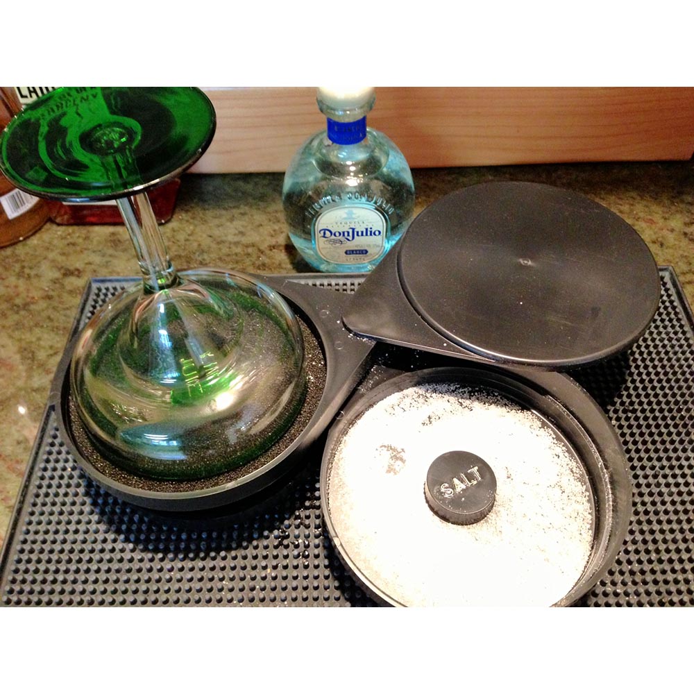 Glass Rimmer / Margarita Salter with 3 Compartments