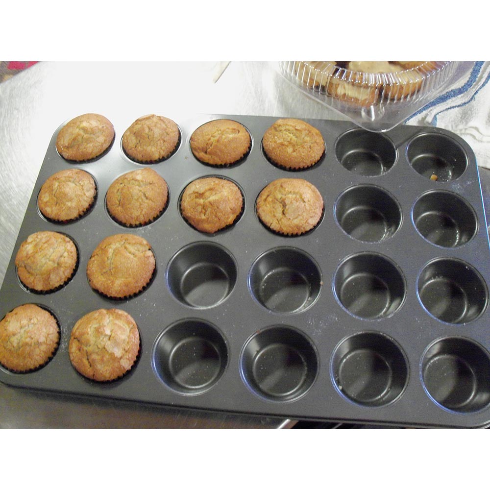 24 Cup NonStick 3.5 oz. Muffin Pan Cupcake Pan