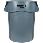 Rubbermaid FG264300GRAY BRUTE 44 Gallon Gray Trash Can