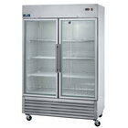 Glass Door Reach-In Refrigerators