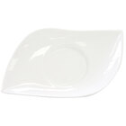 CAC Fashion Bright White Porcelain Dinnerware
