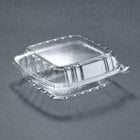 Dart Solo C90PST1 8 5/16 inch x 8 5/16 inch x 3 inch ClearSeal Hinged Lid Plastic Container - 250/Case
