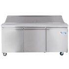 72" Commercial Sandwich / Salad Preparation Refrigerators