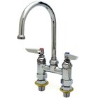 Deck Mount Faucets with Gooseneck Nozzles