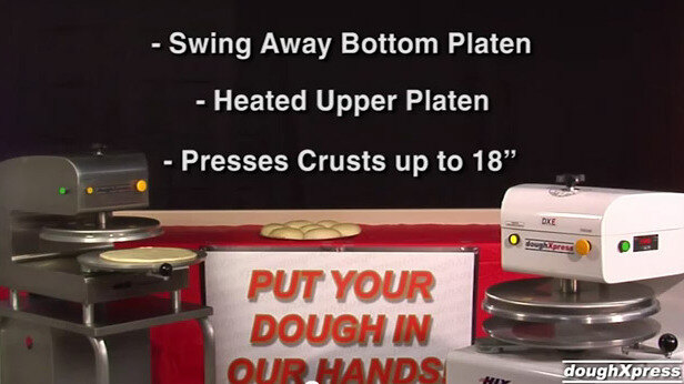 DoughXpress: DXE-SS Electromechanical Automatic Pizza Dough Press DoughXpress: DXE-SS Electromechanical Automatic Pizza Dough Press