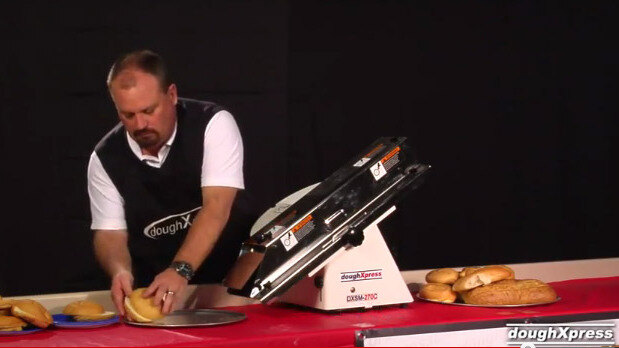 DoughXpress: DXSM-270 French Bread/Bun and Bagel Slicer DoughXpress: DXSM-270 French Bread/Bun and Bagel Slicer