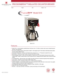 120/208V Grindmaster BID PrecisionBrew Digital 64 oz. Thermal Carafe Automatic Coffee Brewer Coffee