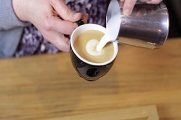 how to do tulip latte art