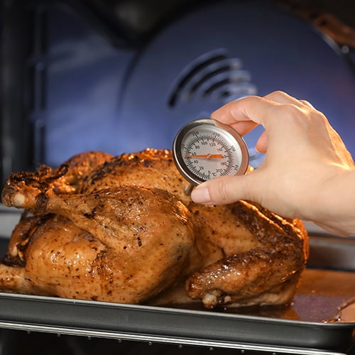 What temperature to cook turkey?