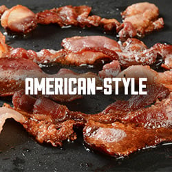 American style bacon