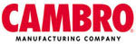 Cambro Manufacturing Company logo with red and black text