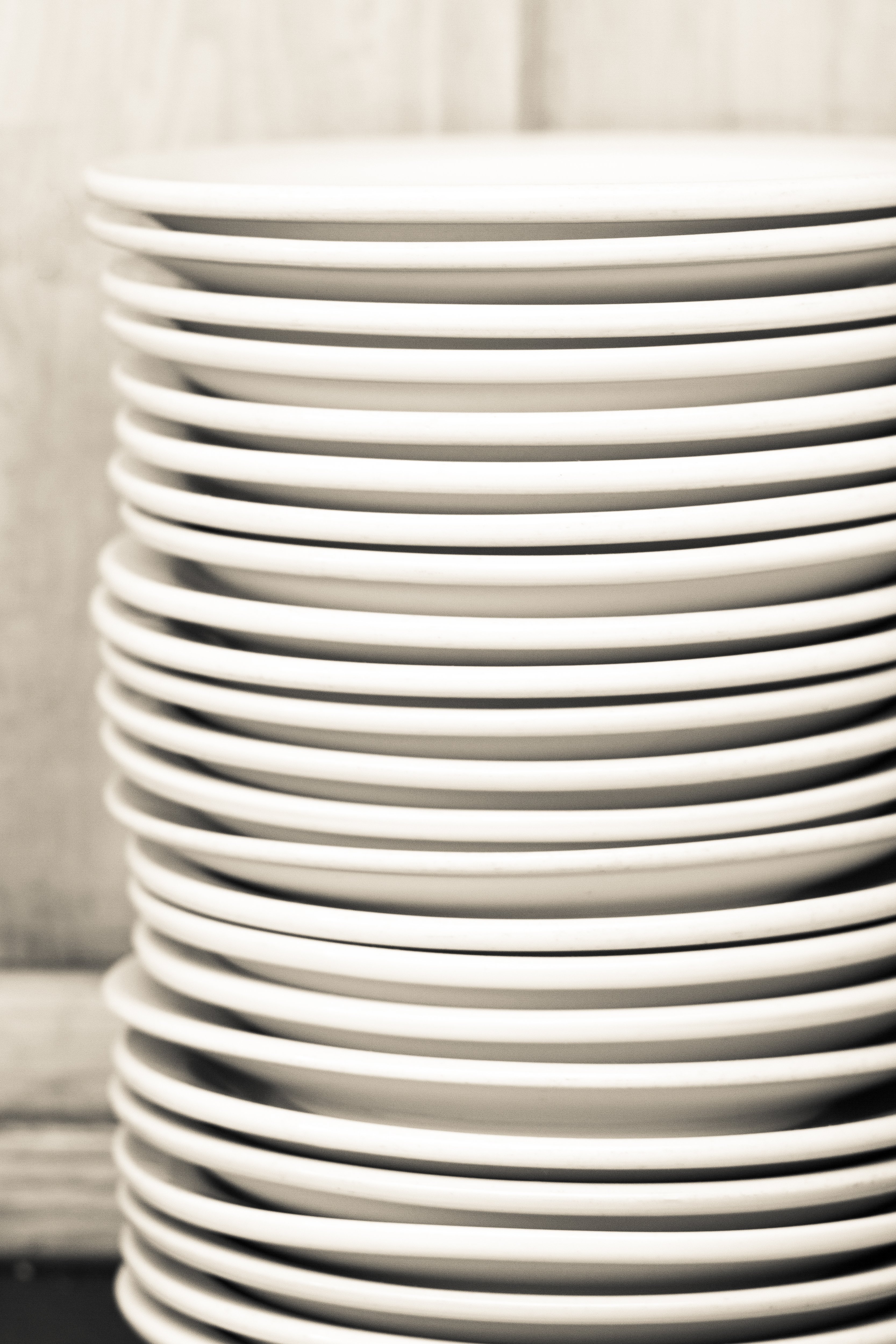 stack of plates