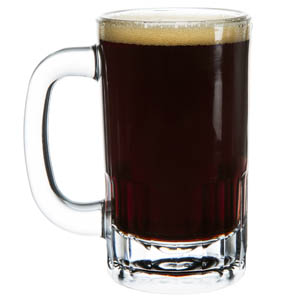 Beer mug of a robust porter