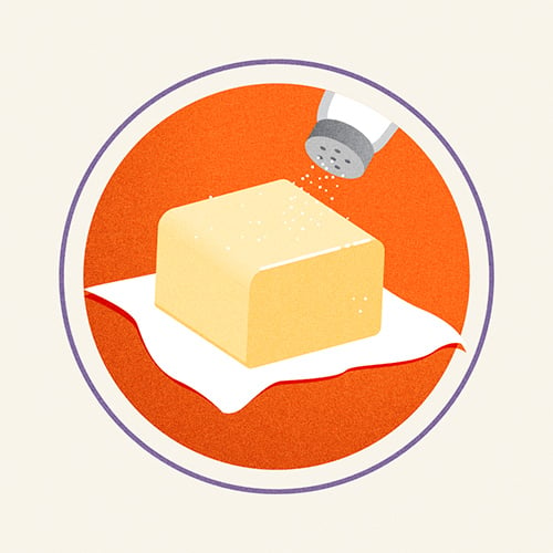 Illustration of Salted Butter