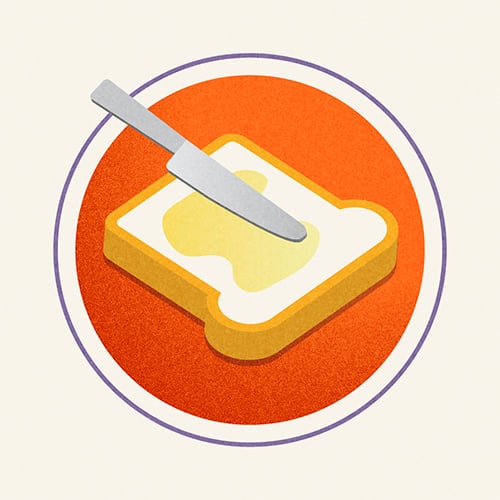 Illustration of Spreadable Butter