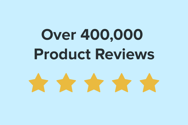 Over 400,000 Product Reviews
