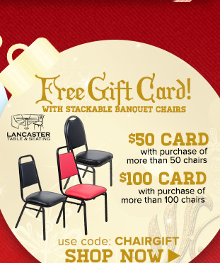 Free Gift Card with Banquet Chairs