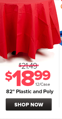 Plastic and Poly Table Covers on Sale!