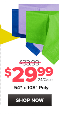 Poly Table Covers on Sale!