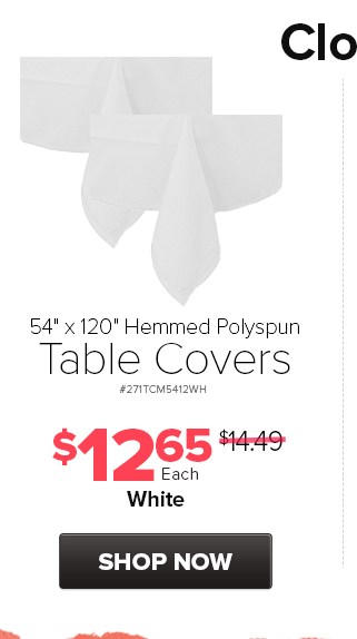 Cloth Table Covers on Sale!