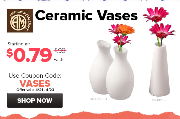 Ceramic Vases on Sale!