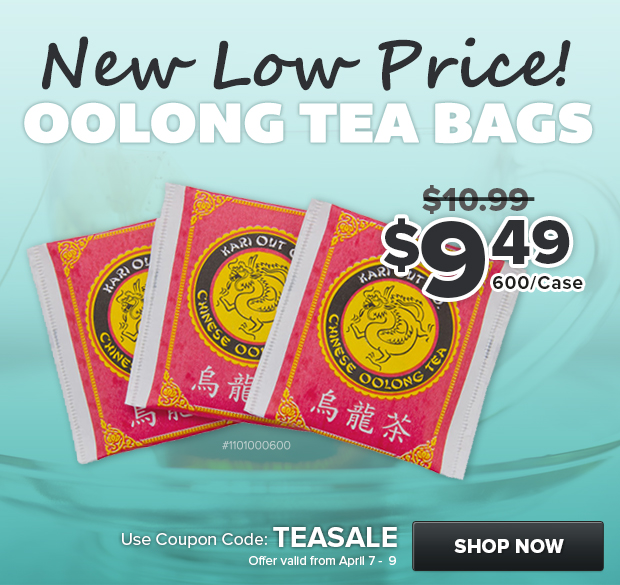 Oolong Tea Bags on Sale!
