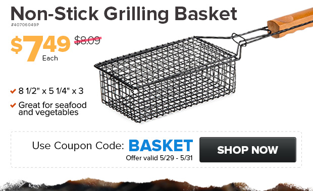 Nonstick Grilling Basket on Sale!