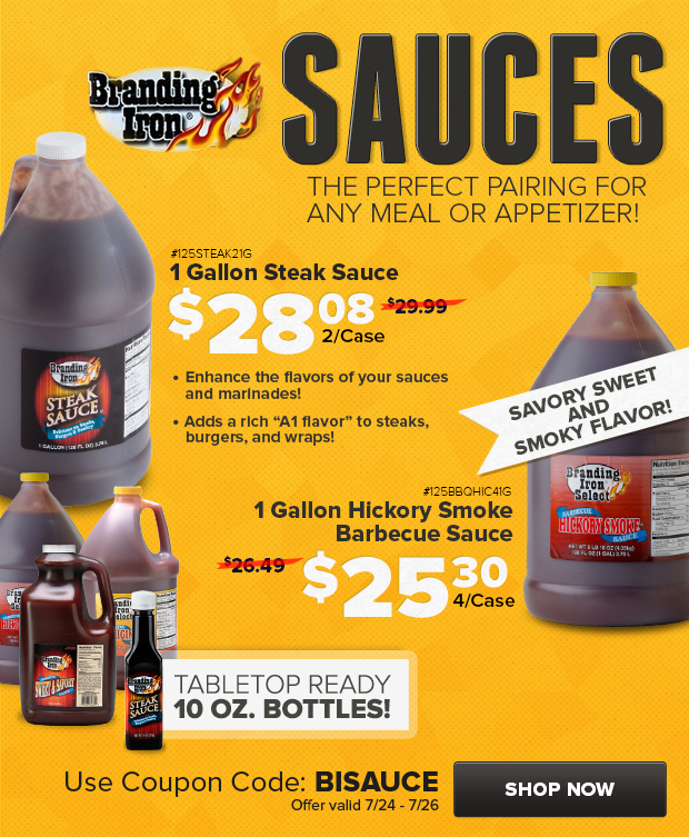 Branding Iron Sauces On Sale!