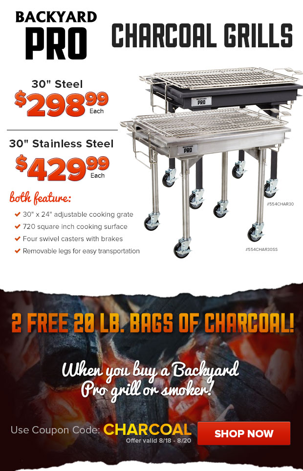 Backyard Pro Charcoal Grills