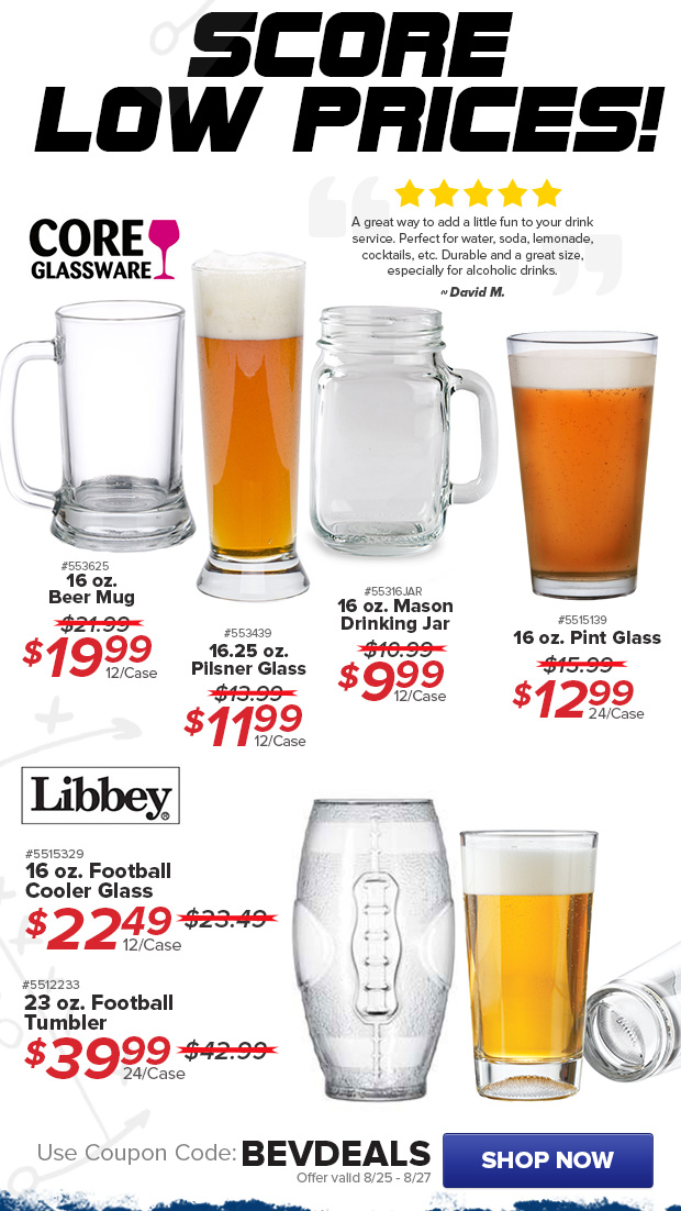 Beer Glasses and Mugs on Sale!