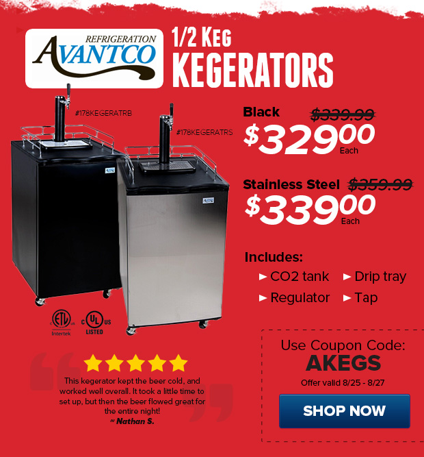 Avantco Kegerators on Sale!
