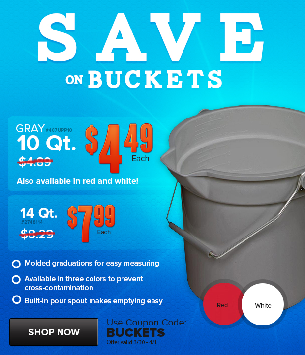 Buckets on Sale!