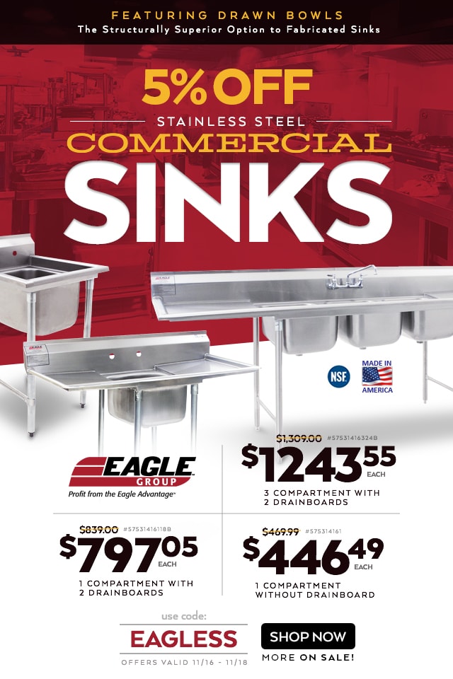 Eagle Group Commercial Sinks