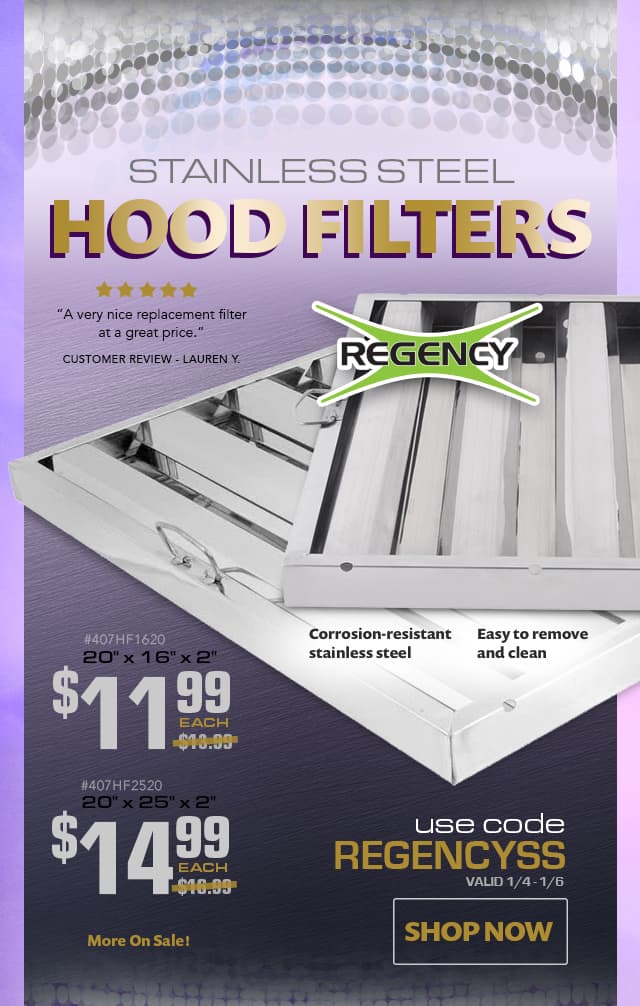Stainless Steal Hood Filters