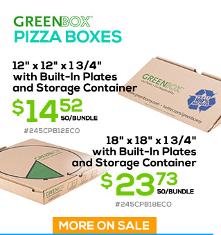 Green Pizza Boxes
